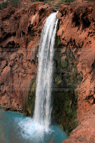 Mooney Falls is the tallest of our waterfalls tumbling over 190' into a large blue pool which is perfect for swimming. 