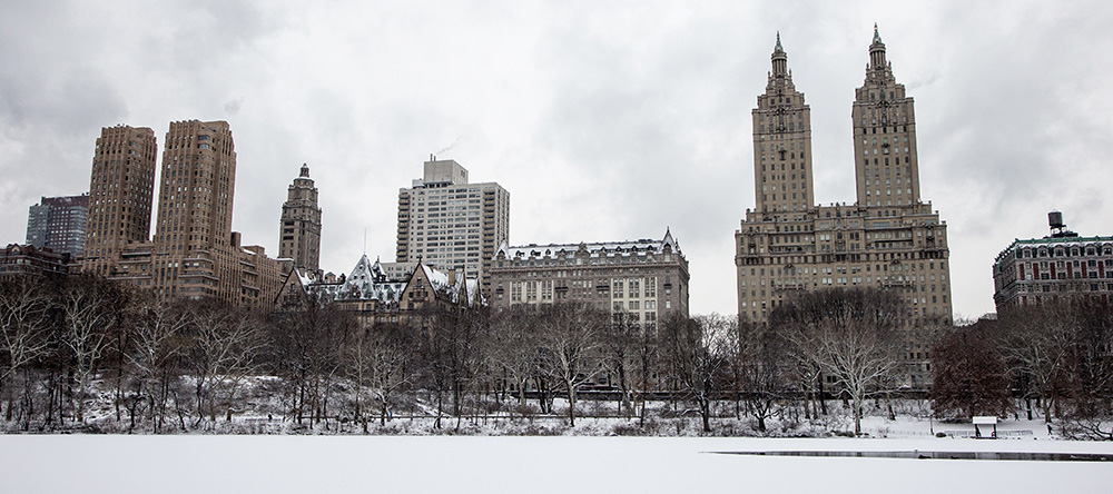 Central Park West stands over The Lake on Friday Jan. 9, 2015 in New York. (Gordon Donovan/Yahoo News)
