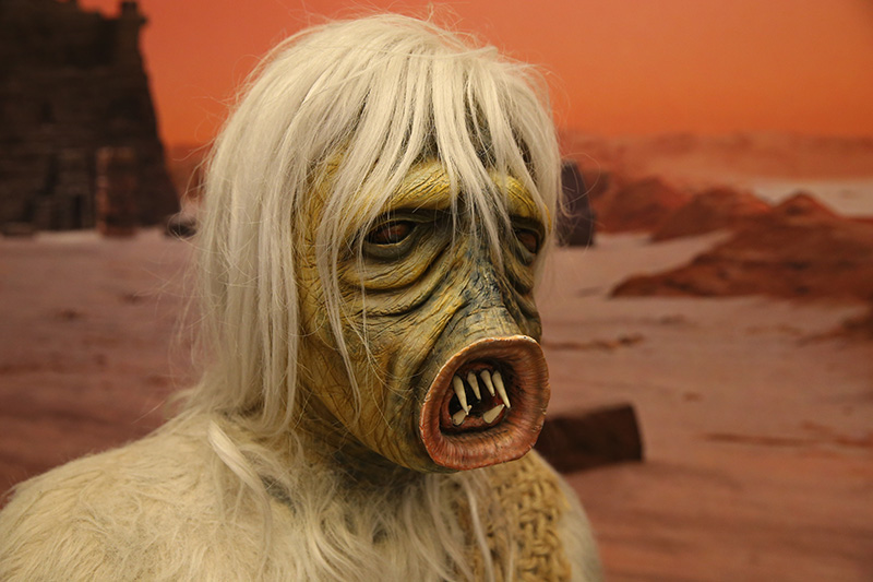 A life-size figure of the creature from "The Man Trap," which became known to fans as the "salt vampire." (Photo: Gordon Donovan/Yahoo News)