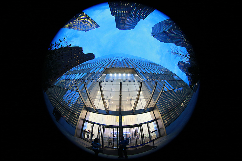 The entrance of the One World Trade Center Observatory in New York, Aug. 31, 2016. (Photo: Gordon Donovan/Yahoo News)