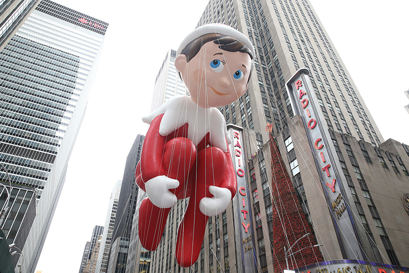 The Elf on the Shelf balloon in the 90th Macy’s Thanksgiving Day Parade in New York, Thursday, Nov. 24, 2016. (Gordon Donovan/Yahoo News)