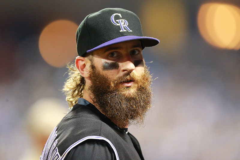 Colorado Rockies Charlie Blackmon (19) in the fourth inning of a baseball game against the New York Mets at Citi Field in New York, Friday, July 29, 2016. (Gordon Donovan)