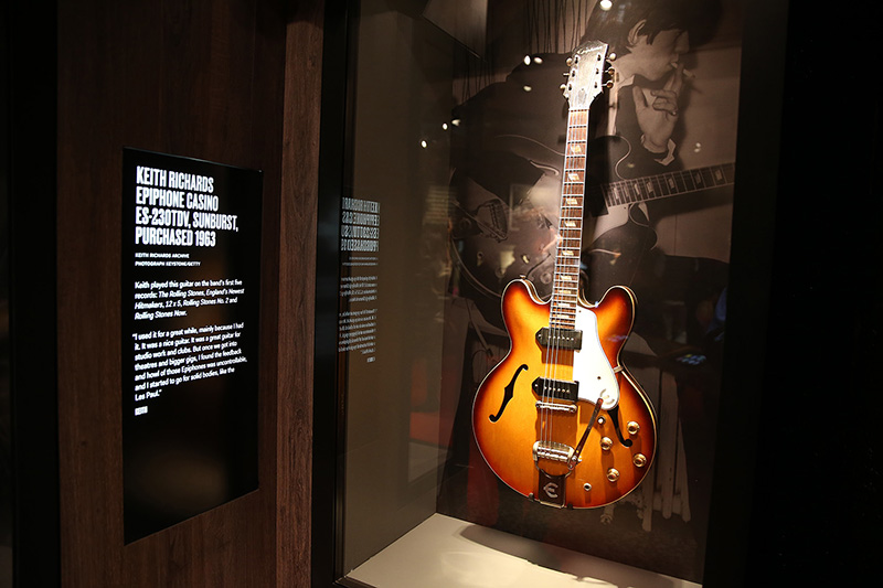 Keith Richards played this guitar on the band’s first five records: "The Rolling Stones," "England’s Newest Hitmakers," "12 x 5," "Rolling Stones No. 2" and "Rolling Stones, Now." (Gordon Donovan/Yahoo News)