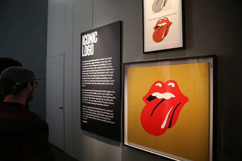 John Pasché designed the "tongue and lip design" logo in 1971, which was originally reproduced on the "Sticky Fingers" album. In August 2008, the design was voted the greatest band logo of all time in an online poll. (Gordon Donovan/Yahoo News)