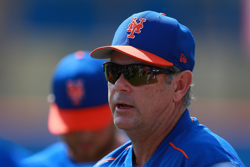 New York Mets minor league pitching coordinator Ron Romanick gives instructions to young pitchers at the New York Mets spring training facility in Port St. Lucie, Fl., Wednesday, March 1, 2017. (Gordon Donovan/Yahoo Sports)