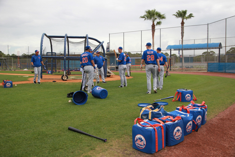 New York Mets prospects at the Mets spring training facility at First Data Field in Port St. Lucie, Fl., Tuesday, Feb. 28, 2017. (Gordon Donovan/Yahoo Sports)