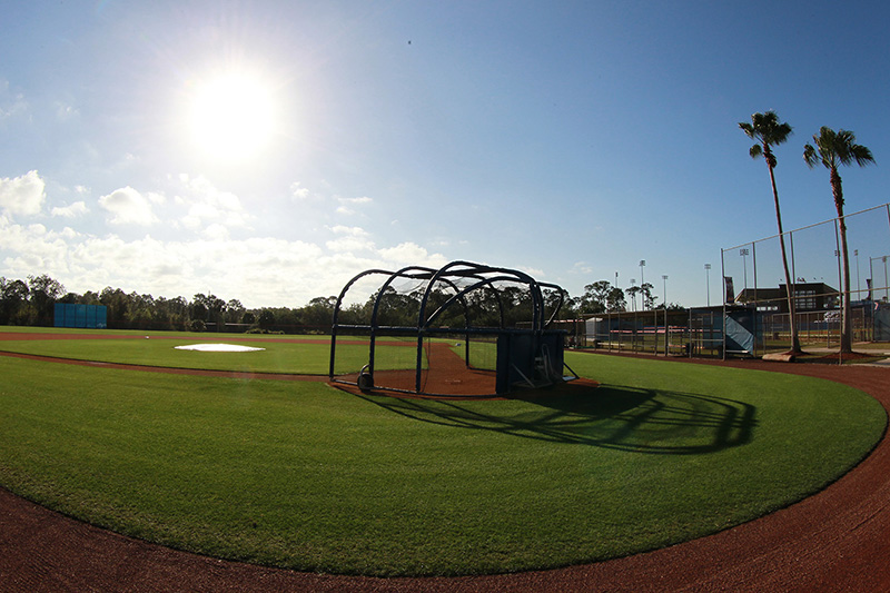The back fields before morning workouts at the New York Mets spring training facility in Port St. Lucie, Fl., Wednesday, March 1, 2017. (Gordon Donovan/Yahoo Sports)