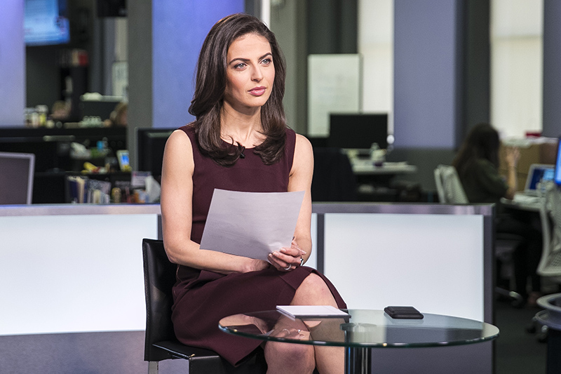 Yahoo Global Correspondent Bianna Golodryga and Yahoo News Chief Investigative Correspondent Michael Isikoff discuss new revelations regarding Michael Flynn, the ousted former National Security Advisor to President Donald Trump at the Yahoo Studios in New York City on May 18, 2017. (Gordon Donovan/Yahoo News)