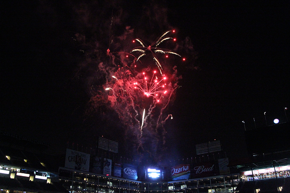 Rangers Ballpark in Arlington Fireworks